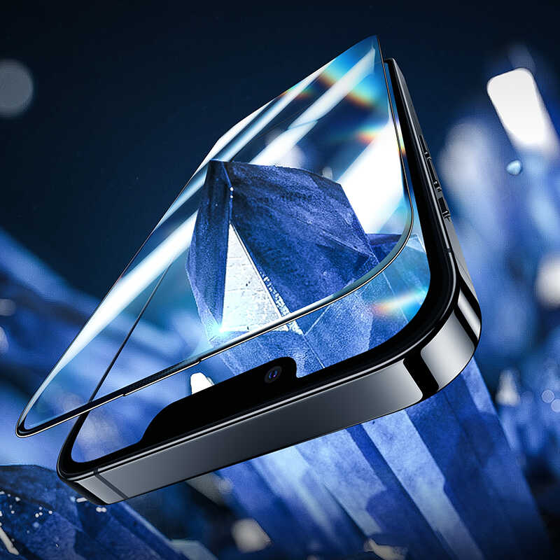 Apple iPhone 14 Pro Max Benks Warrior Sapphire Coating Glass Screen Protector Black 