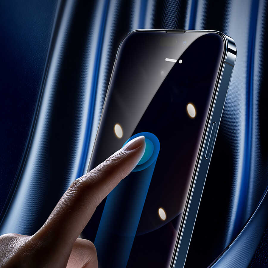 Apple iPhone 14 Pro Max Benks New Series V Pro Plus Privacy Ghost Screen Protector Black 
