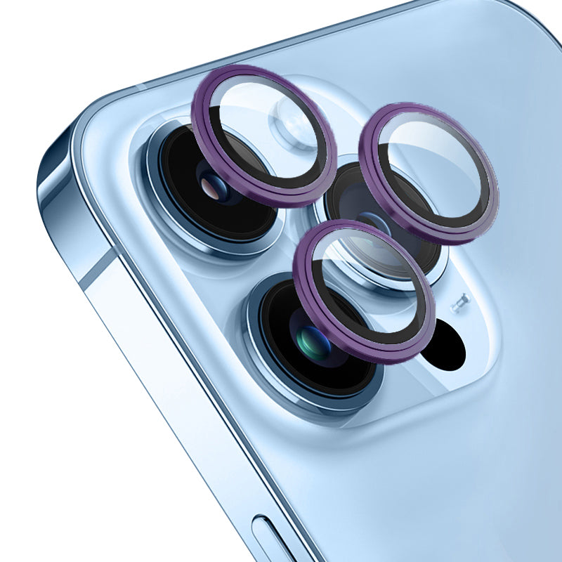 Apple iPhone 14 Pro Max Go Des CL-10 Camera Lens Protector Silver