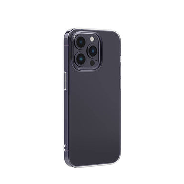 Apple iPhone 14 Pro Max Case Transparent Shock Absorbing Silicone Design with Airbag Recci Clarity Series Cover Transparent