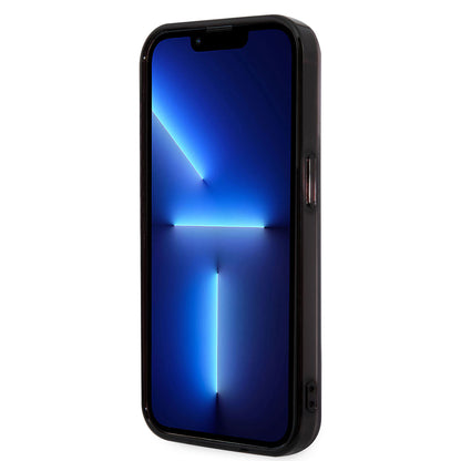 Apple iPhone 14 Pro Max Kılıf AMG Transparan Siyah Çerçeve Dizayn Kapak Şeffaf-Siyah