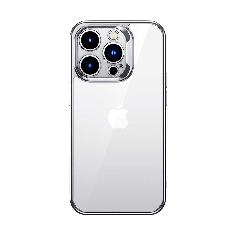 Apple iPhone 14 Pro Max Case Benks Electroplating TPU Cover with Screen Protector Silver