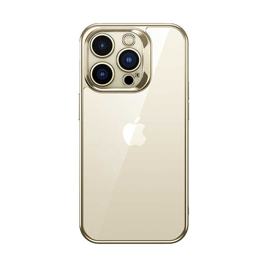 Apple iPhone 14 Pro Max Case Benks Electroplating TPU Cover with Screen Protector Gold