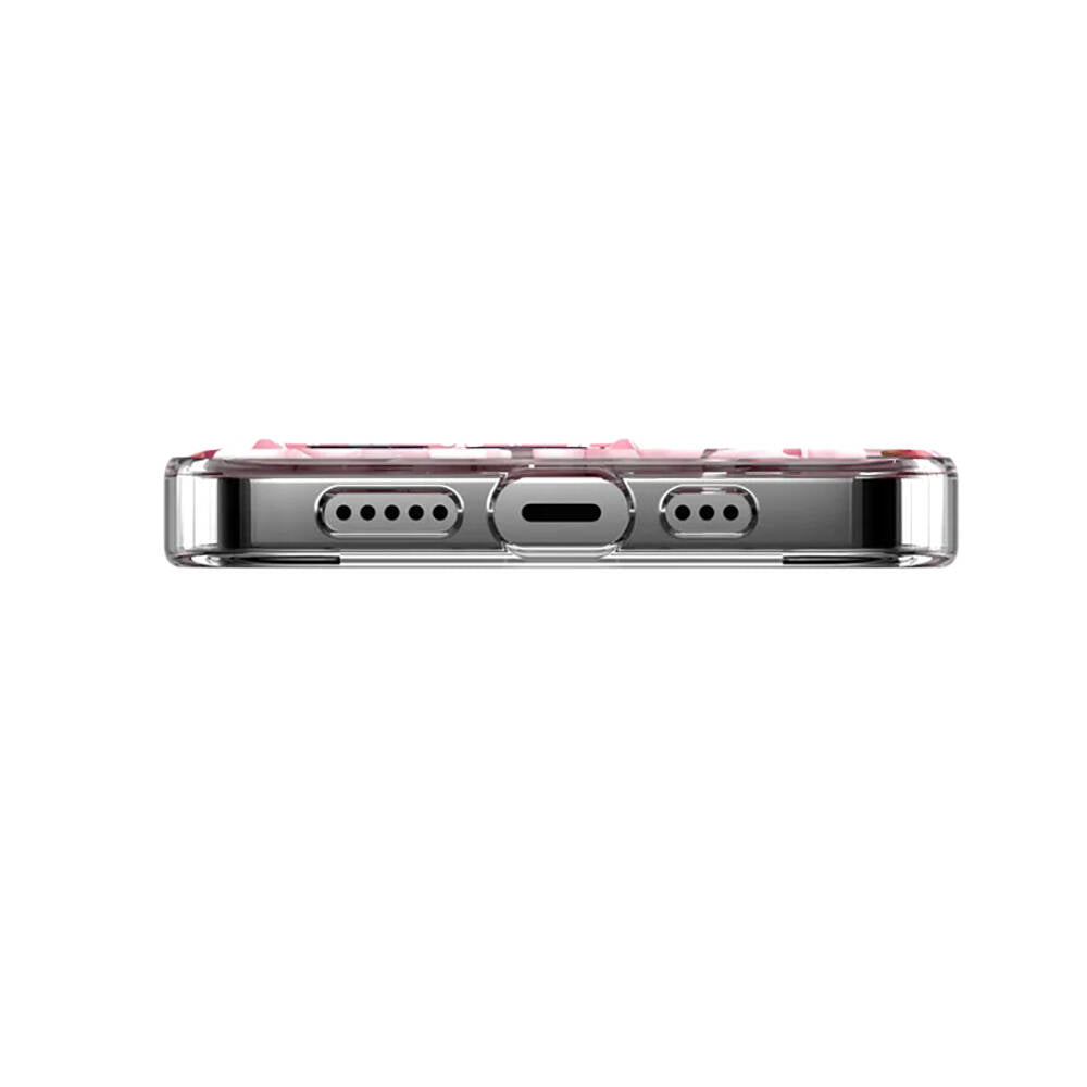 Apple iPhone 14 Pro Max Kılıf Çift IMD Baskılı Lisanslı Switcheasy Artist Sakura Kapak Pembe