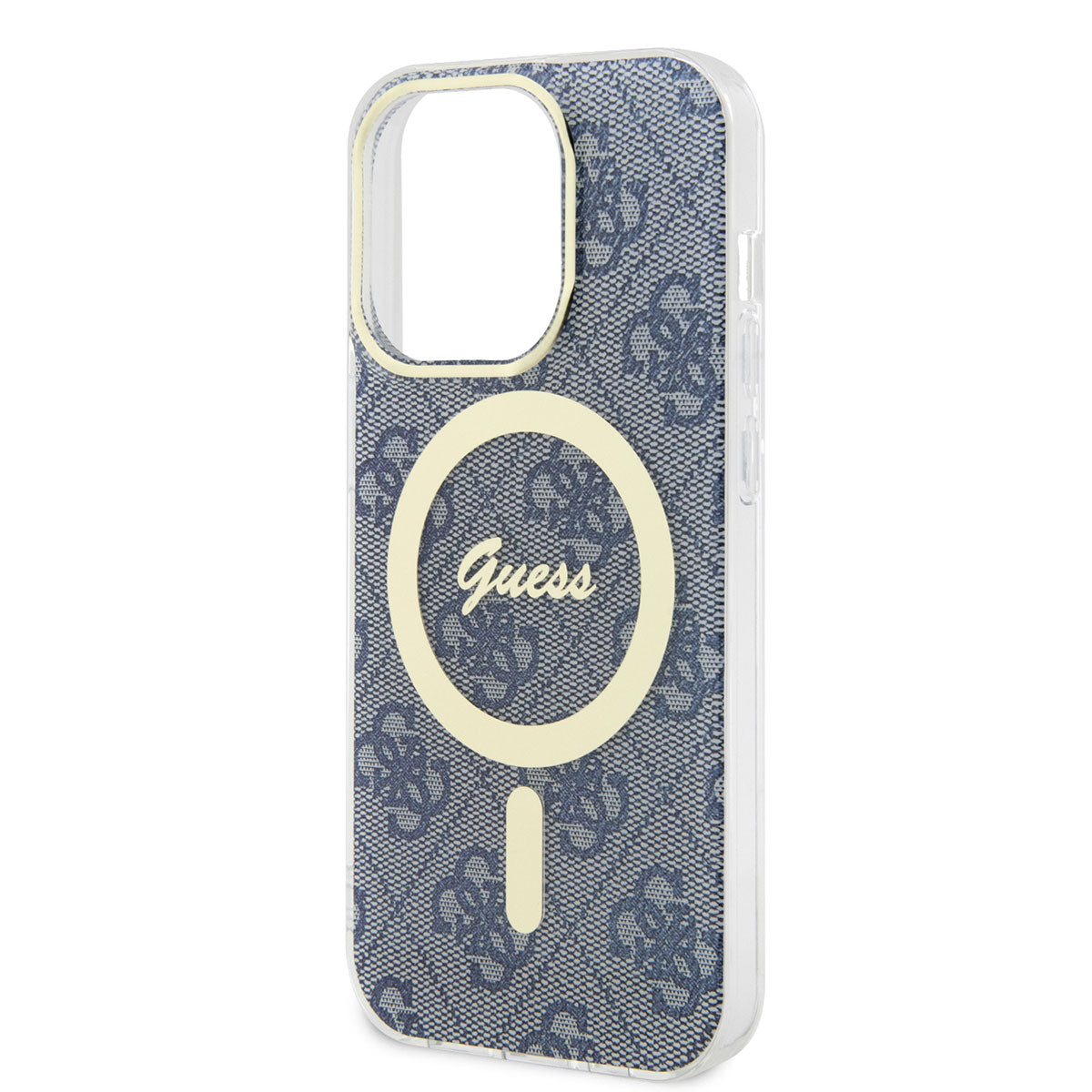 Apple iPhone 14 Pro Max Case GUESS M-safe Charging Cover Blue
