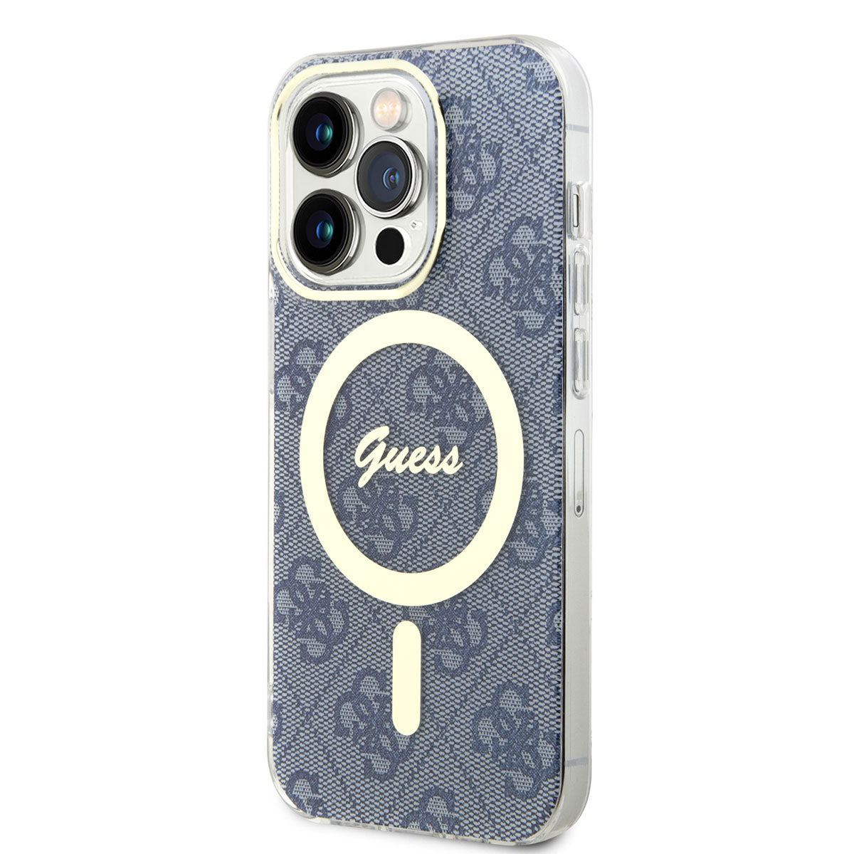 Apple iPhone 14 Pro Max Case GUESS M-safe Charging Cover Blue