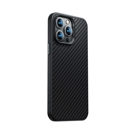 Apple iPhone 14 Pro Max Carbon Fiber Case Benks Civilian Aramid Protective Cover Black 