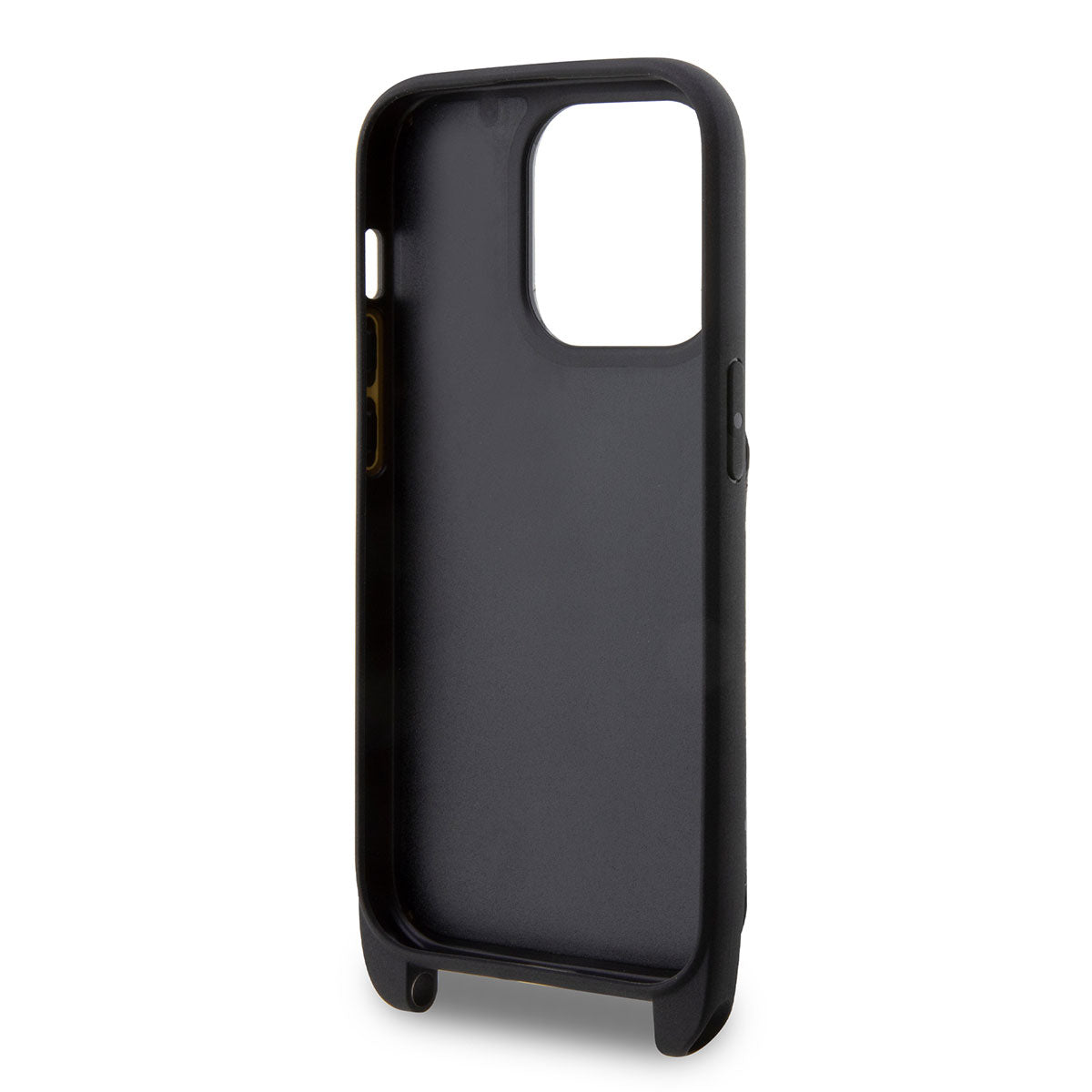 Apple iPhone 14 Pro Max Case Karl Lagerfeld Neck Strap Card Holder Karl Design Cover Black 