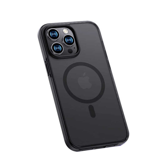 Apple iPhone 14 Pro Max Case Edges Silicone Airbag Matte Back Surface Benks Icesand Cover Black