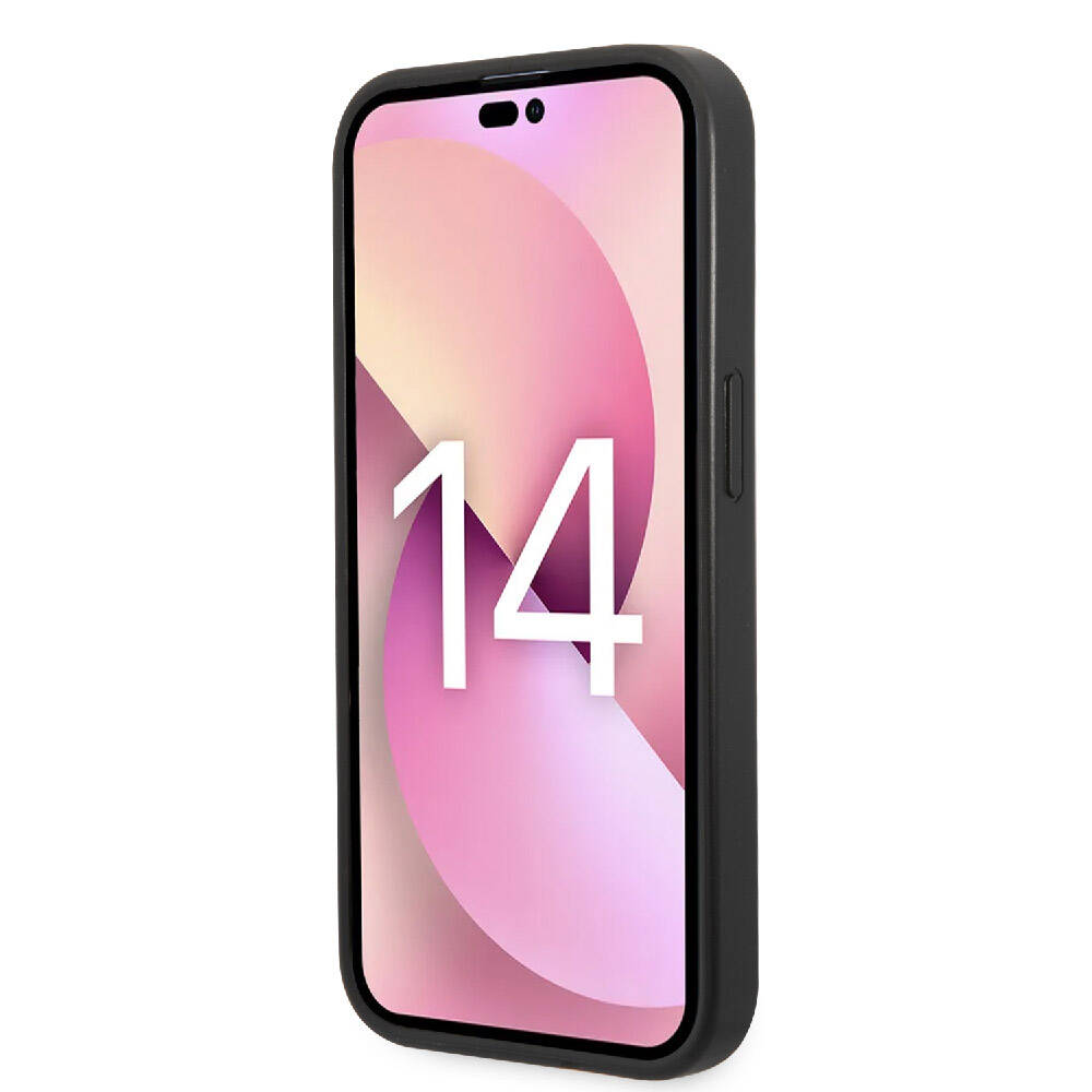 Apple iPhone 14 Pro Max Kılıf Lacoste Orjinal Lisanslı PU Pike Desenli Arka Yüzey İkonik Timsah Dokuma Logolu Kapak Kırmızı
