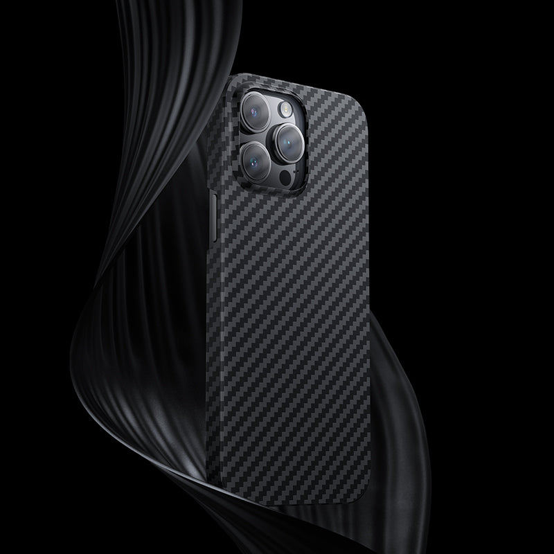 Apple iPhone 14 Pro Max Case M-safe Carbon Fiber Benks Essential Kevlar Cover Black 