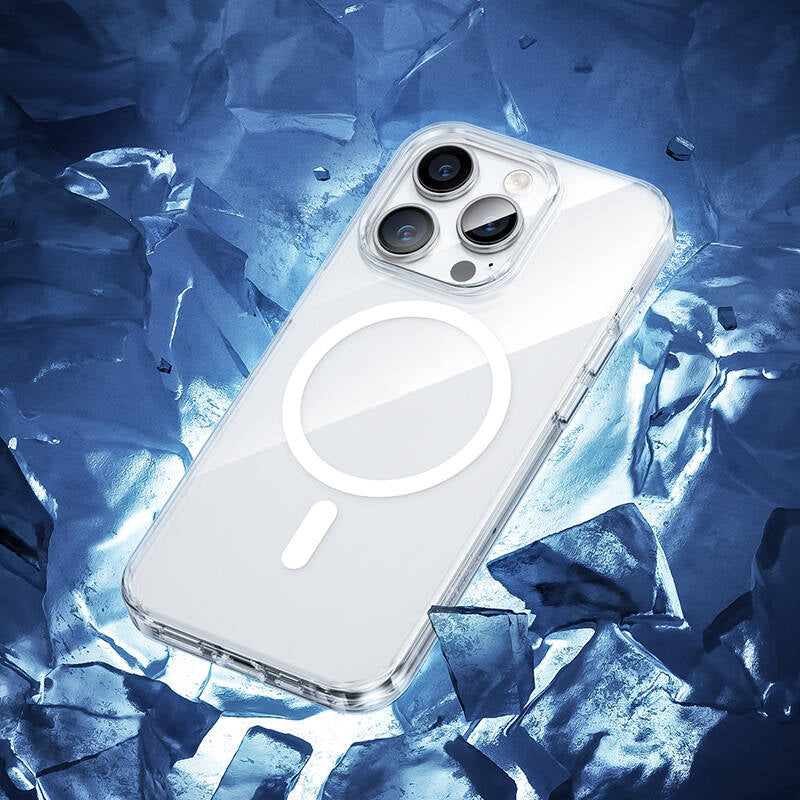 Apple iPhone 14 Pro Max Case M-safe Charging Feature Benks 1.8mm Ultra Thin Transparent Cover Colorless 