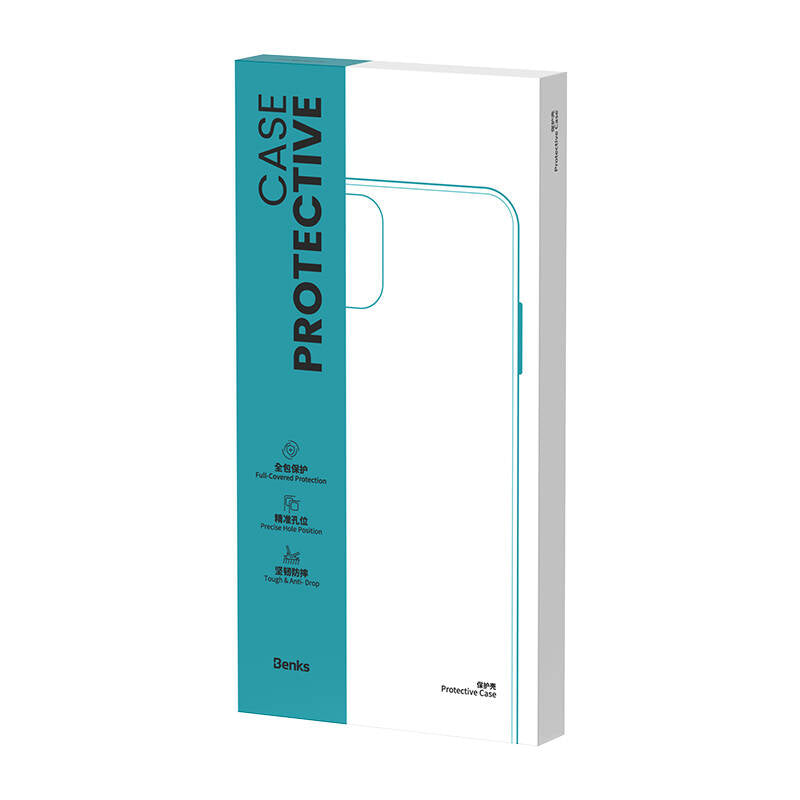 Apple iPhone 14 Pro Max Case M-safe Charging Feature Benks 1.8mm Ultra Thin Transparent Cover Colorless 