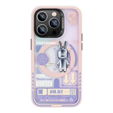 Apple iPhone 14 Pro Max Case M-safe Charging Feature Benks Casebang Rabbit Cover Pink 