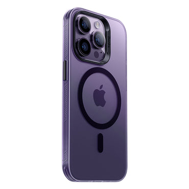 Apple iPhone 14 Pro Max Case M-Safe Charging Feature Benks Lucid Armor Cover Deep Purple 