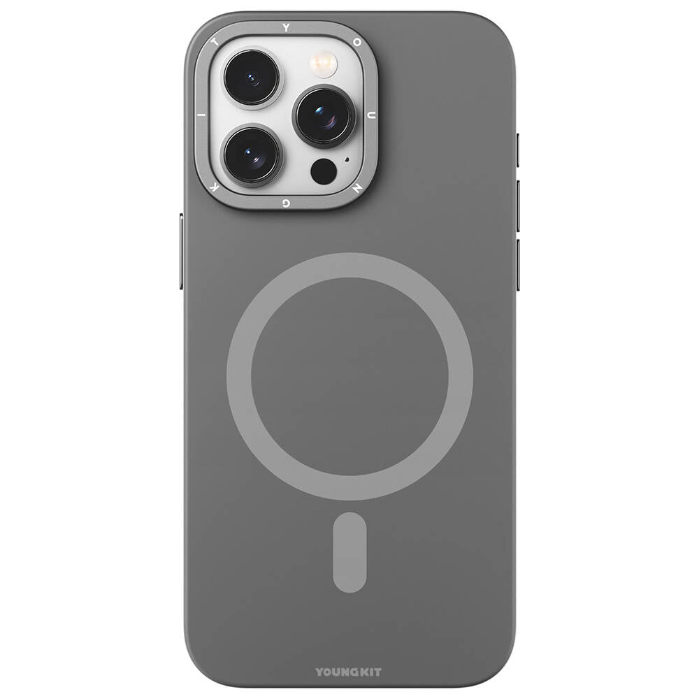 Apple iPhone 14 Pro Max Case with M-safe Charging Feature, Scratch and Wear Resistant Youngkit Velvet Series Cover Black 