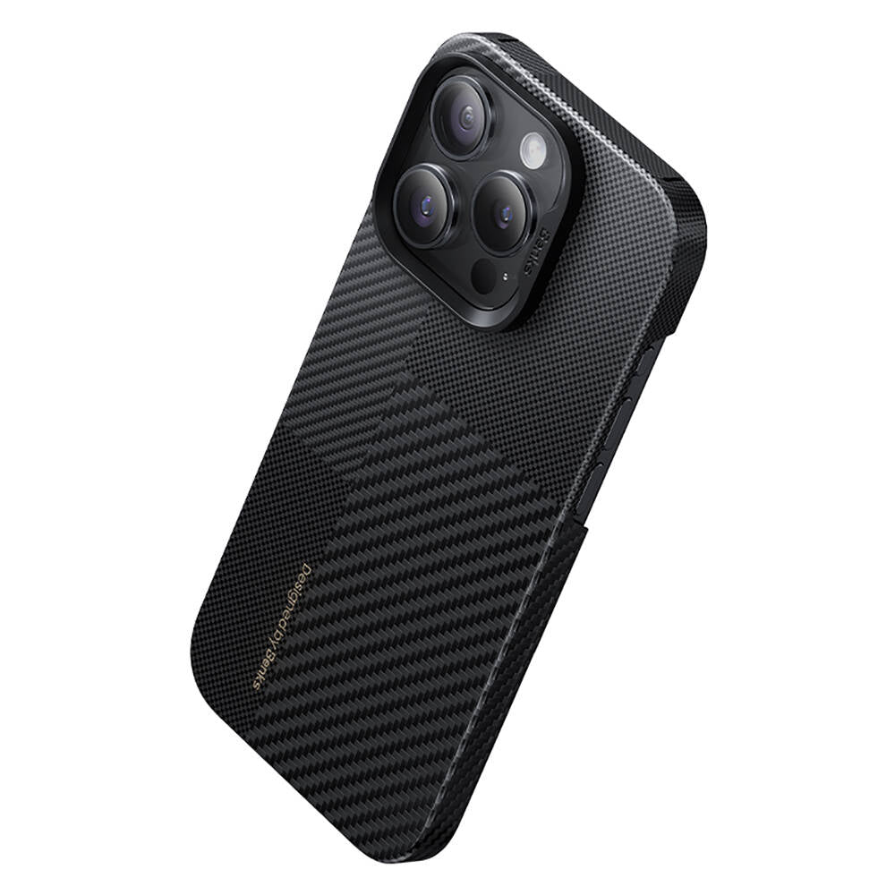 Apple iPhone 14 Pro Max Case M-safe Charging Carbon Fiber Benks Montage ArmorAir Kevlar Cover Black 