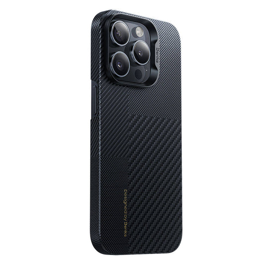 Apple iPhone 14 Pro Max Case M-safe Charging Carbon Fiber Benks Montage ArmorAir Kevlar Cover Black 
