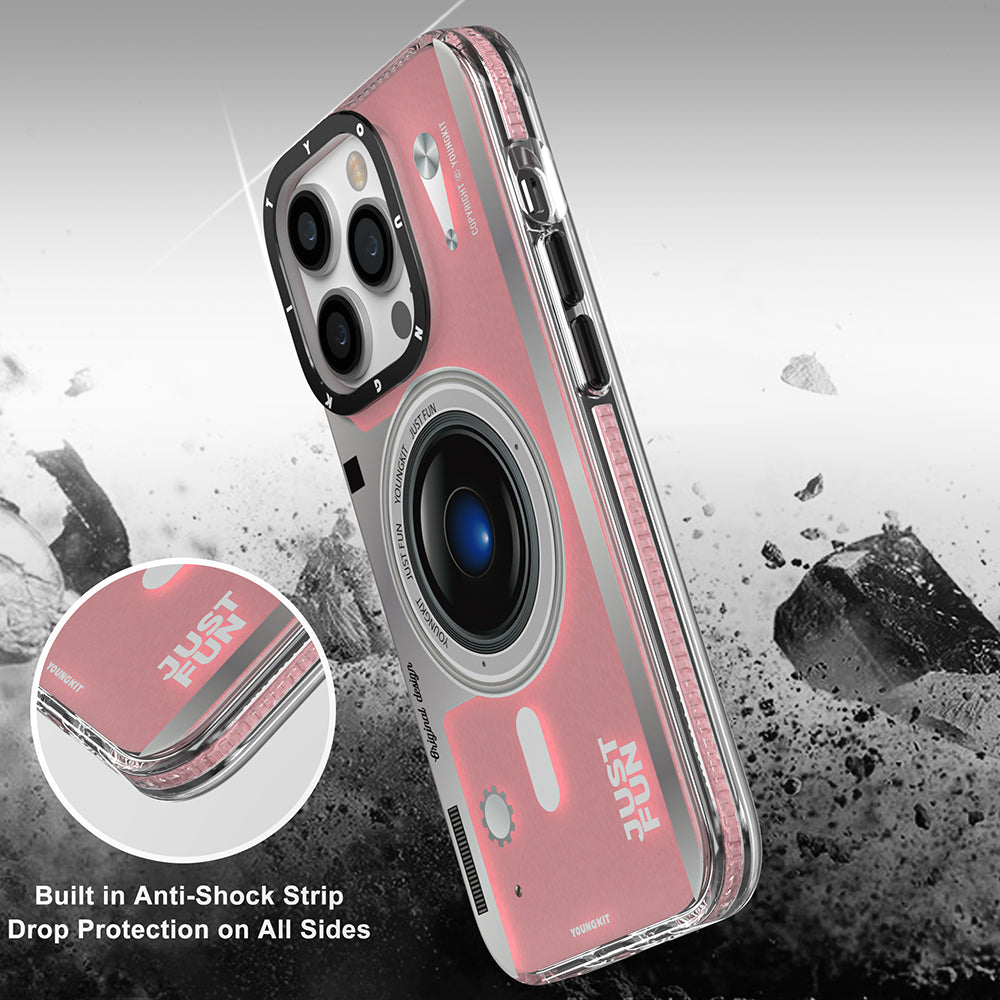 Apple iPhone 14 Pro Max Case M-safe Charging Feature Lens Figure YoungKit Art Film Series Cover White 
