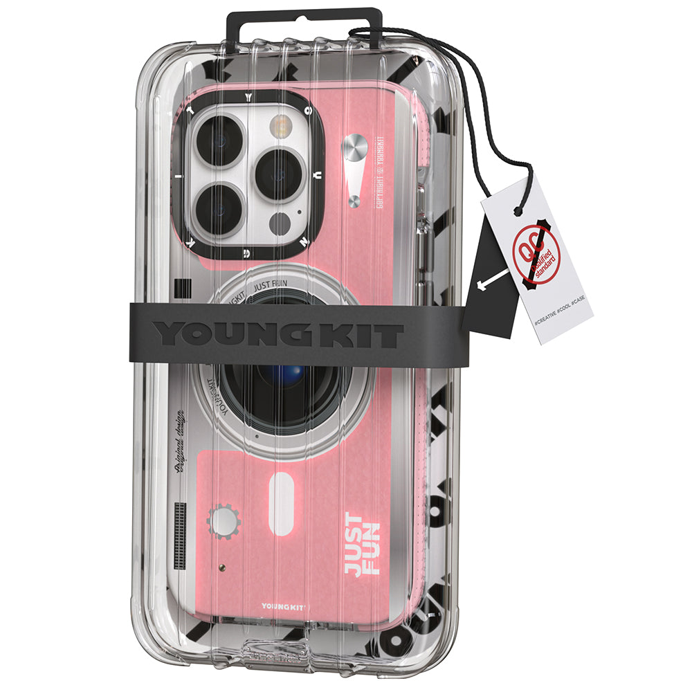 Apple iPhone 14 Pro Max Case M-safe Charging Feature Lens Figure YoungKit Art Film Series Cover White 
