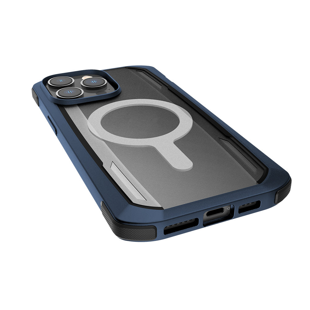 Apple iPhone 14 Pro Max Kılıf M-safe Şarj Özellikli Raptic Secure Serisi Çift Kat TPU Kenarlı Şeffaf Arka Yüzeyli Kapak Yeşil