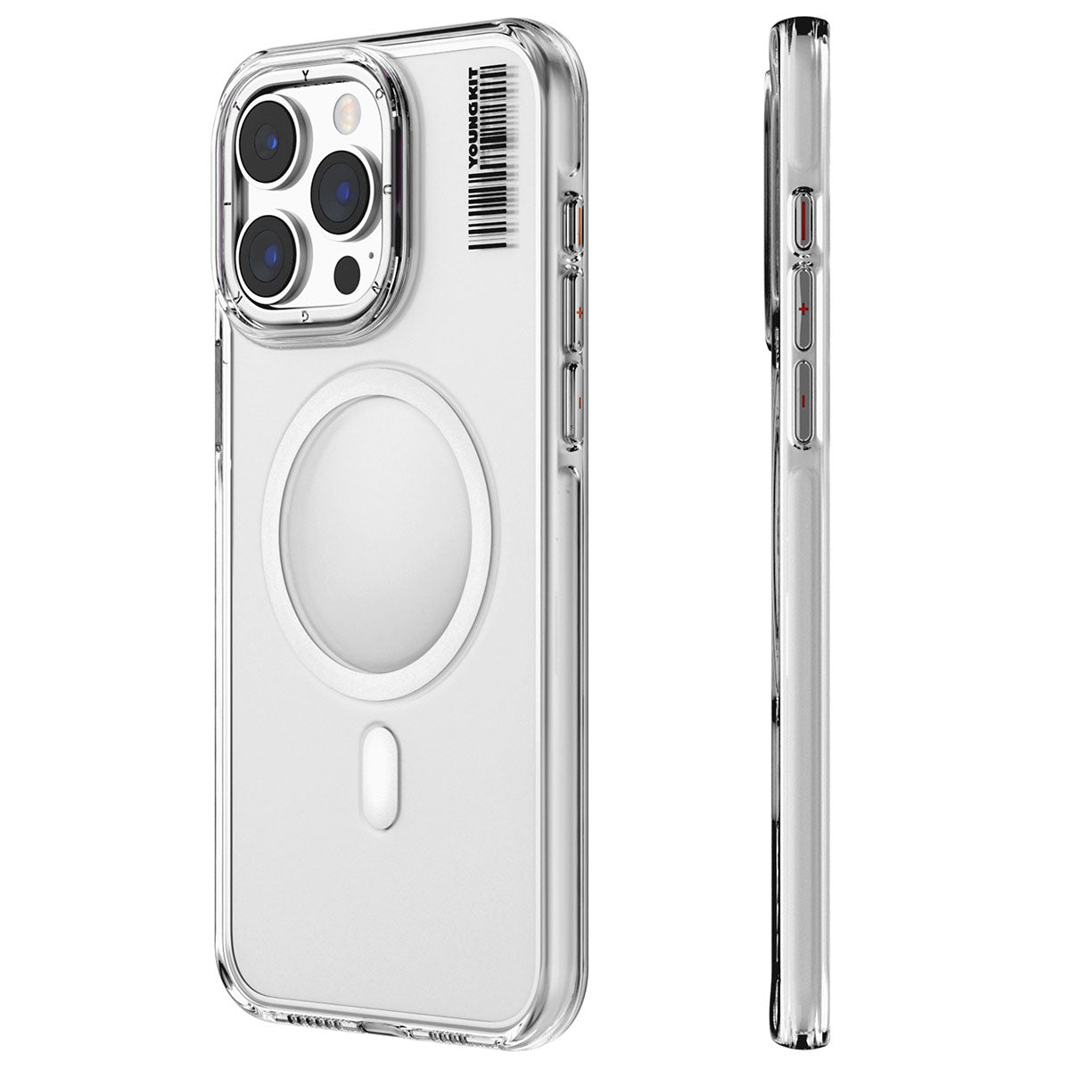 Apple iPhone 14 Pro Max Case M-safe Charging Transparent Youngkit Crystal Shield Series Cover Colorless 