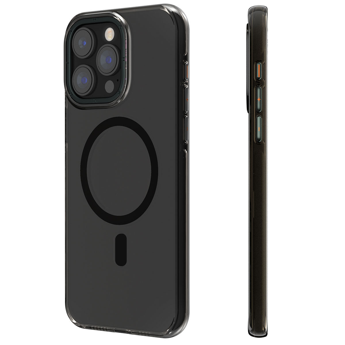 Apple iPhone 14 Pro Max Case M-safe Charging Transparent Youngkit Crystal Shield Series Cover Black 