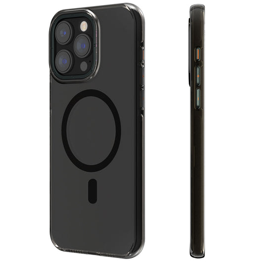 Apple iPhone 14 Pro Max Case M-safe Charging Transparent Youngkit Crystal Shield Series Cover Black 