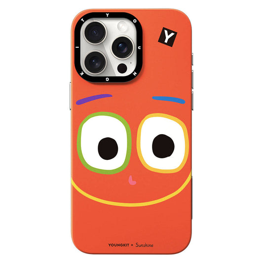 Apple iPhone 14 Pro Max Case M-safe Charging Feature Sunshine Design Youngkit Daily Happy Series Cover Red 