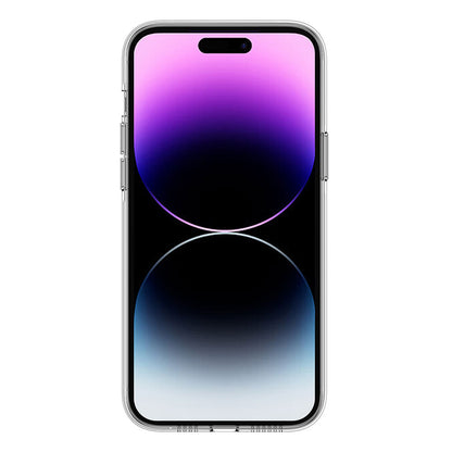 Apple iPhone 14 Pro Max Kılıf M-safe Şarj Özellikli Transparan Sert PC Wlons Pita Kapak Renksiz