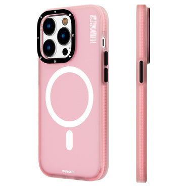 Apple iPhone 14 Pro Max Case M-safe Charging Feature Youngkit Colored Sand Series Cover Blue 