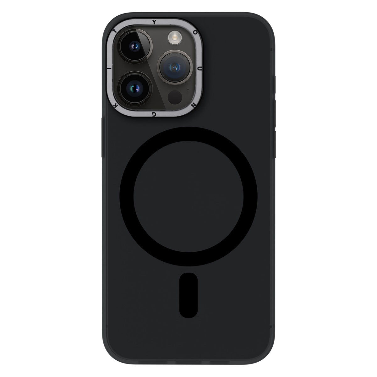 Apple iPhone 14 Pro Max Case M-safe Charging Feature Youngkit Hidden Sand Series Cover Black 