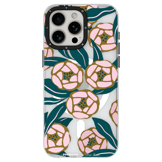 Apple iPhone 14 Pro Max Case M-safe Charging Feature YoungKit Huagu Series Cover White 