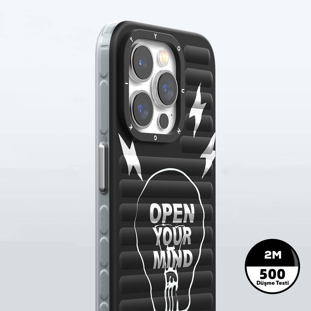Apple iPhone 14 Pro Max Case M-safe Charging Feature Youngkit Open Mind Series Cover Black