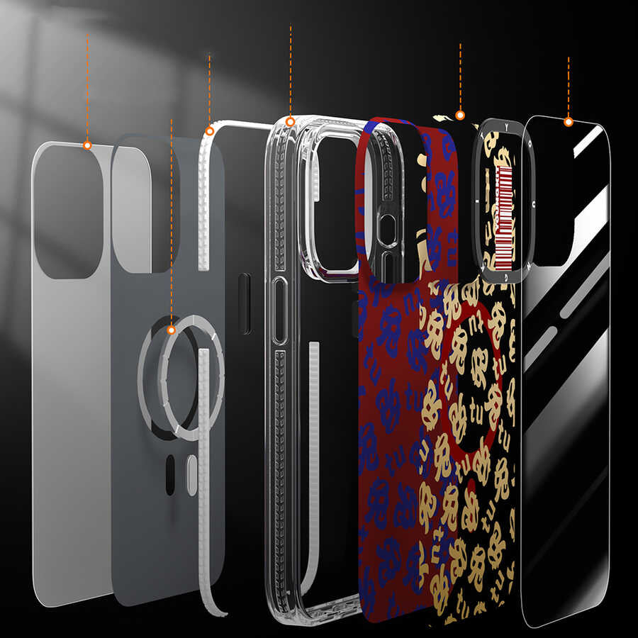 Apple iPhone 14 Pro Max Case M-safe Charging Feature Youngkit Play Rabbit Series Cover Orange 