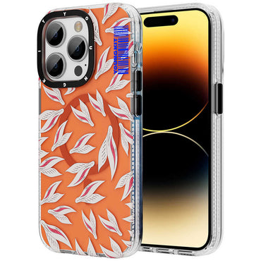 Apple iPhone 14 Pro Max Case M-safe Charging Feature Youngkit Play Rabbit Series Cover Orange 
