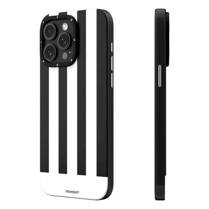Apple iPhone 14 Pro Max Kılıf M-safe Şarj Özellikli Youngkit Striped Piano Keys Serisi Kapak
