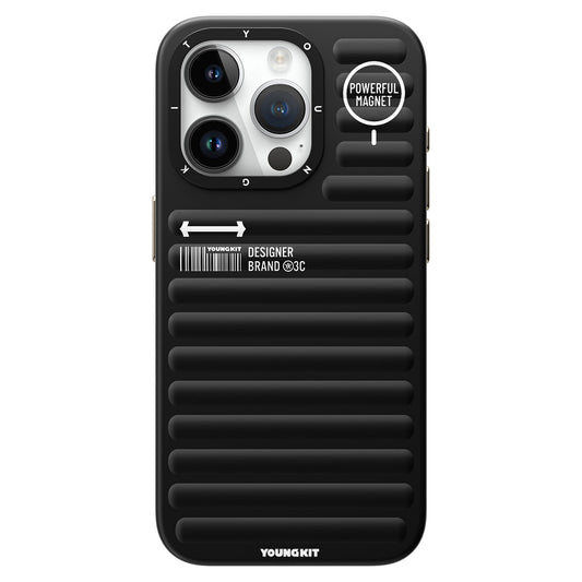 Apple iPhone 14 Pro Max Case Matte Color Design YoungKit Original Series Cover Black 