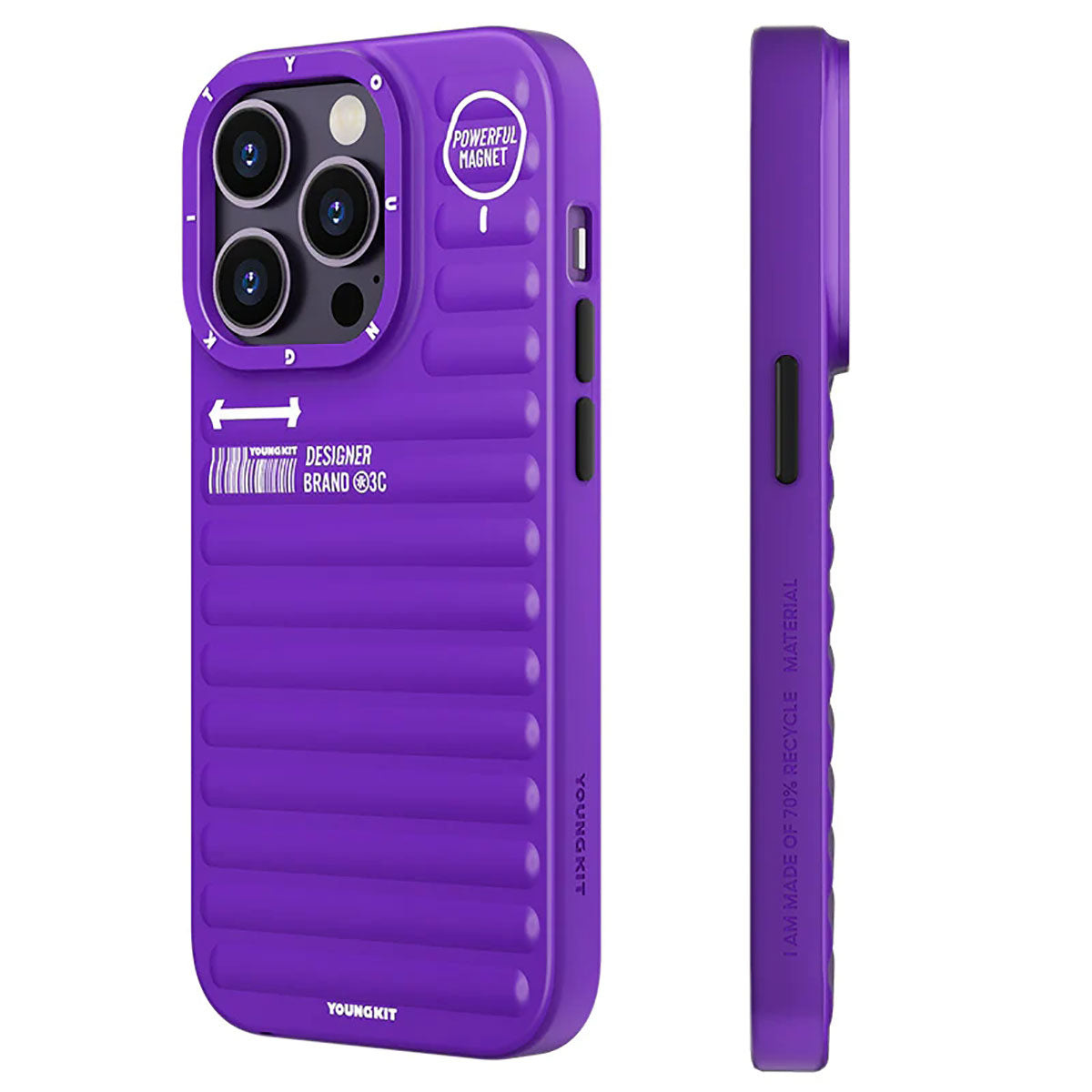 Apple iPhone 14 Pro Max Case Matte Color Design YoungKit Original Series Cover Pink 