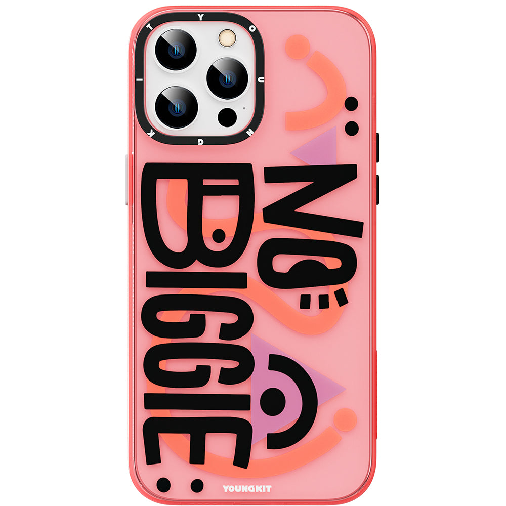 Apple iPhone 14 Pro Max Case Happy Mood Figure YoungKit Happy Mood Series Cover Water Green 