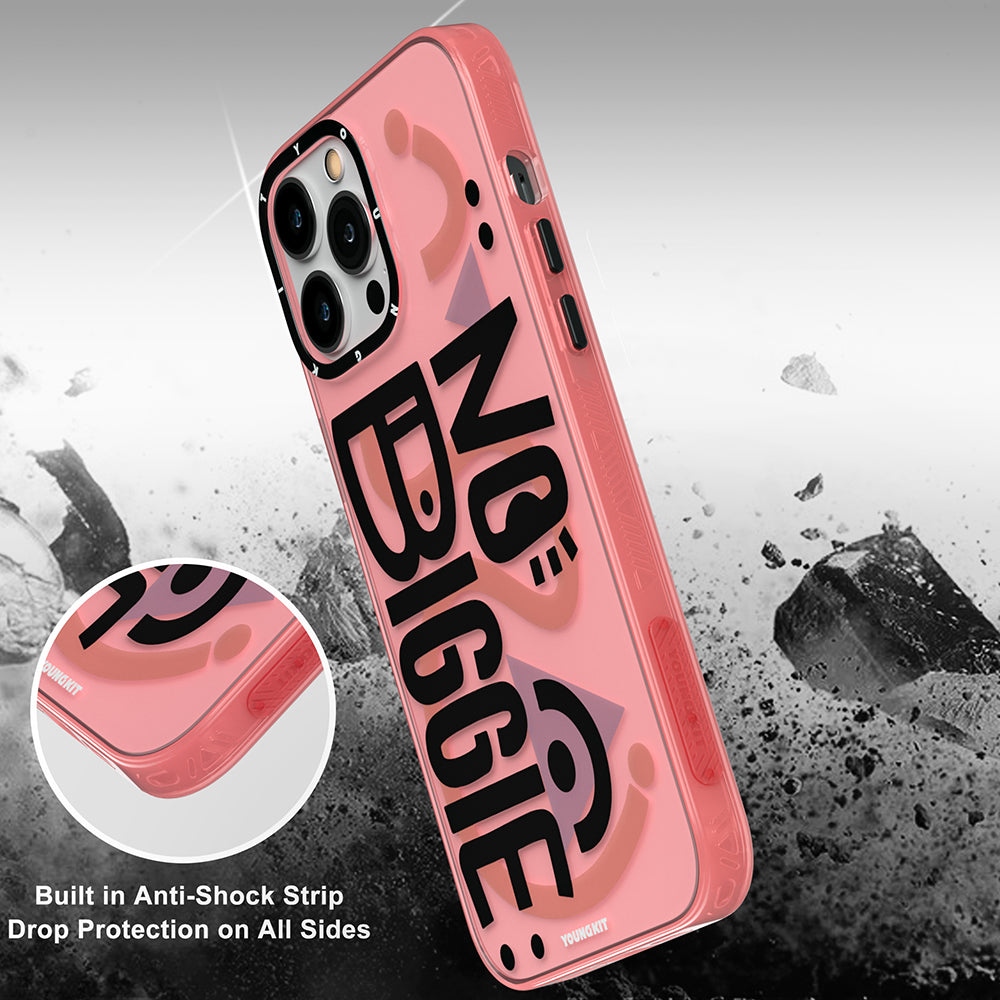 Apple iPhone 14 Pro Max Case Happy Mood Figure YoungKit Happy Mood Series Cover Red 