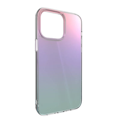 Apple iPhone 14 Pro Max Kılıf Renk Geçişli Kenarları Şeffaf Tasarımlı Lisanslı Switcheasy Crush Plus Kapak Starlight