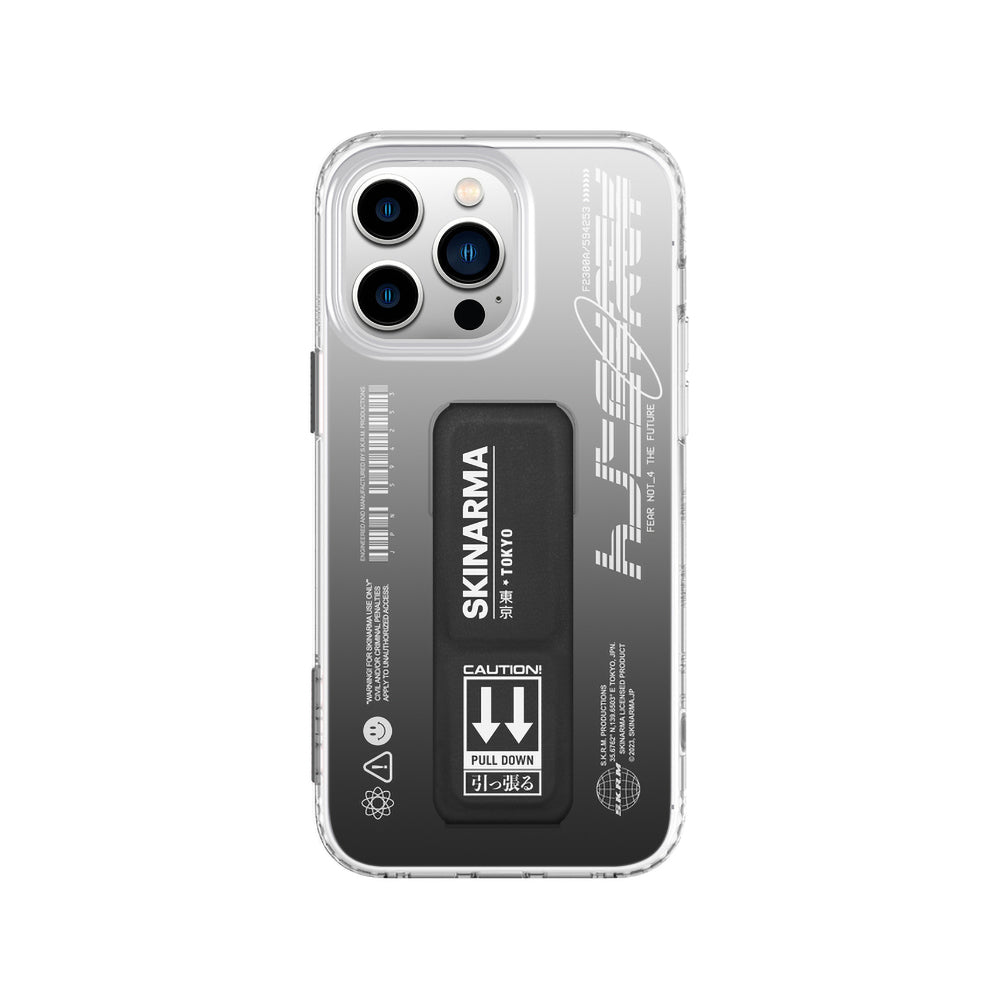 Apple iPhone 14 Pro Max Case SkinArma Stand Transparent Design Taihi Kobai Cover Black 