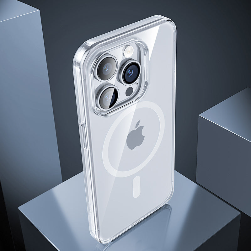 Apple iPhone 14 Pro Max Case Wireless Charging Support Benks New Magnetic Crystal PC Cover Colorless 