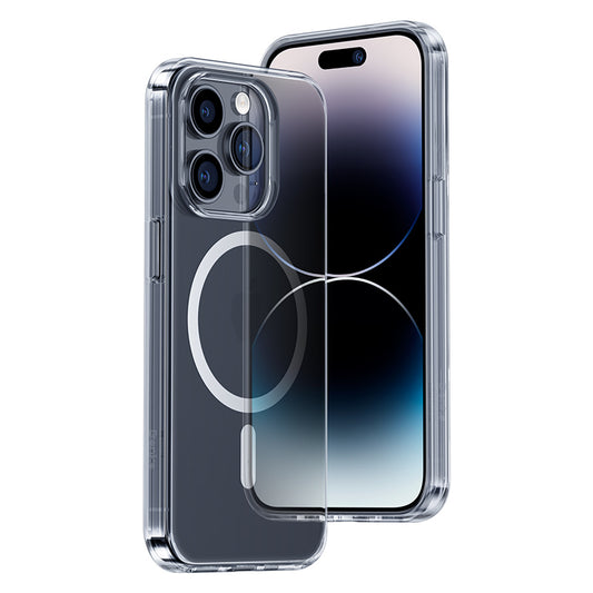 Apple iPhone 14 Pro Max Case Wireless Charging Support Benks New Magnetic Crystal PC Cover Colorless 