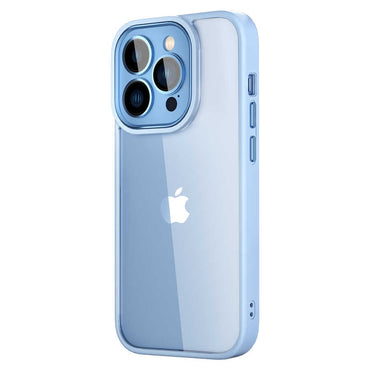 Apple iPhone 14 Pro Max Case Wiwu VCC-104 Lens Protection Colored Edge Back Transparent Vivid Clear Cover Black 