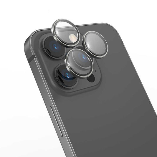 Apple iPhone 14 Pro Max Wiwu Lens Guard Metal Camera Lens Protector Black