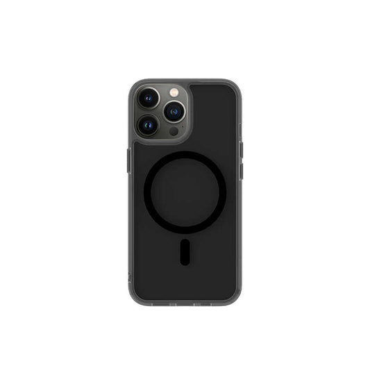 Apple iPhone 14 Pro Max Wiwu M-safe Charging Lens Protected Transparent Silicone Cover Black