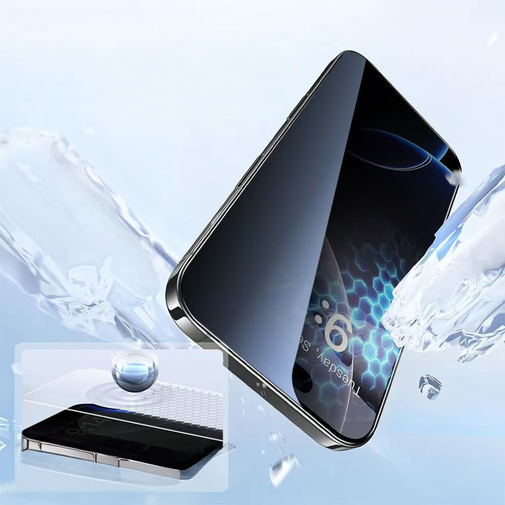 Apple iPhone 14 Pro Max Zore 3D Oliv HD Tempered Glass Screen Protector + Easy Application Tool Transparent
