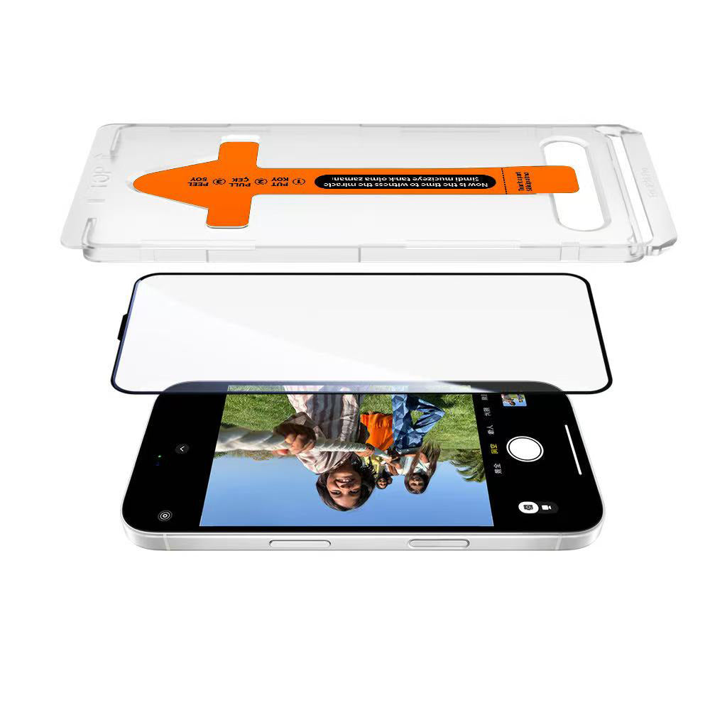 Apple iPhone 14 Pro Max Zore 3D Oliv HD Tempered Glass Screen Protector + Easy Application Tool Transparent